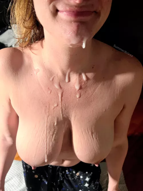 I have this hidden talent. Every time I take my tits out this happens.