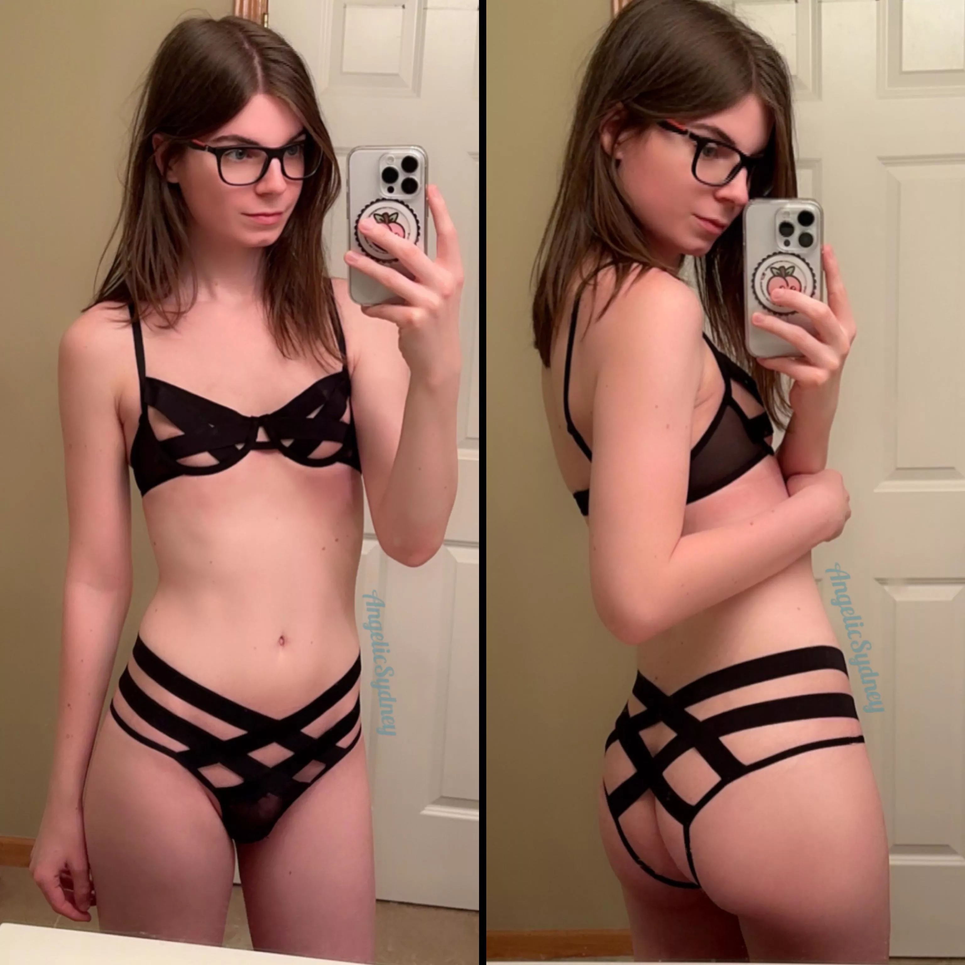 I might be in love with bandage lingerie now 😍