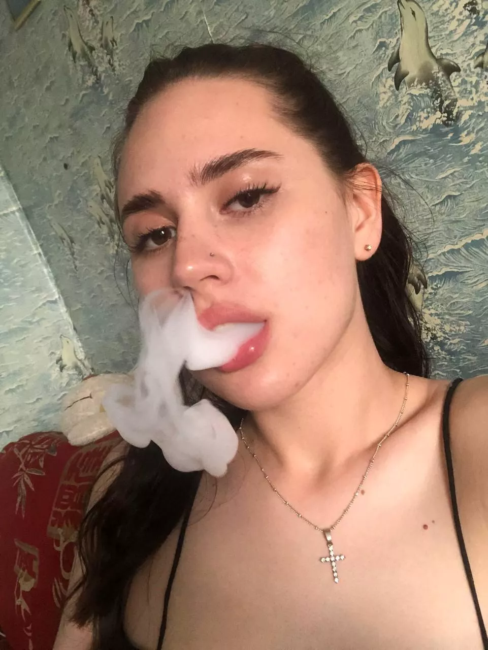 It turned out to take a picture of a beautiful smoke