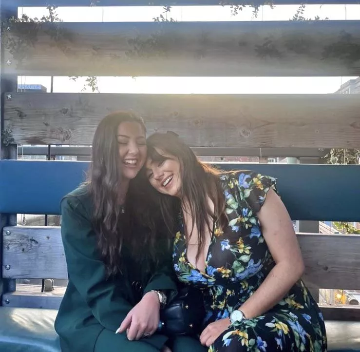 Maja’s tits are destroying that sheer suit