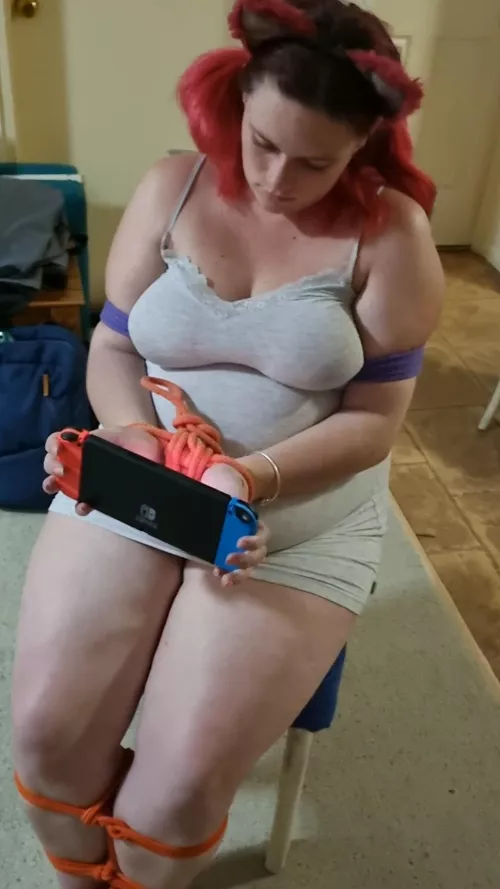 [OC] She just wanted to play her Switch!