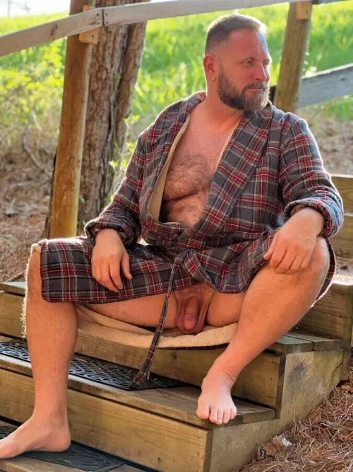 Open robes make me weak