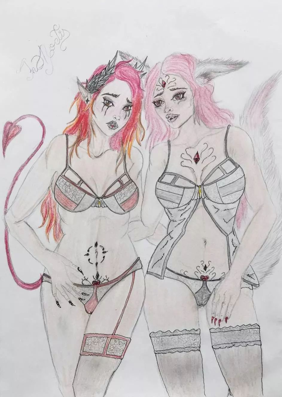 Prepare for trouble and make it double, Mushi and Aysha (InNoctis)