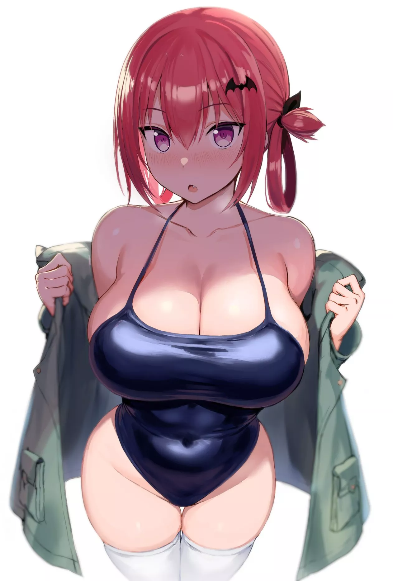 Satania taking off her coat (GreatMosu) [Gabriel Dropout]