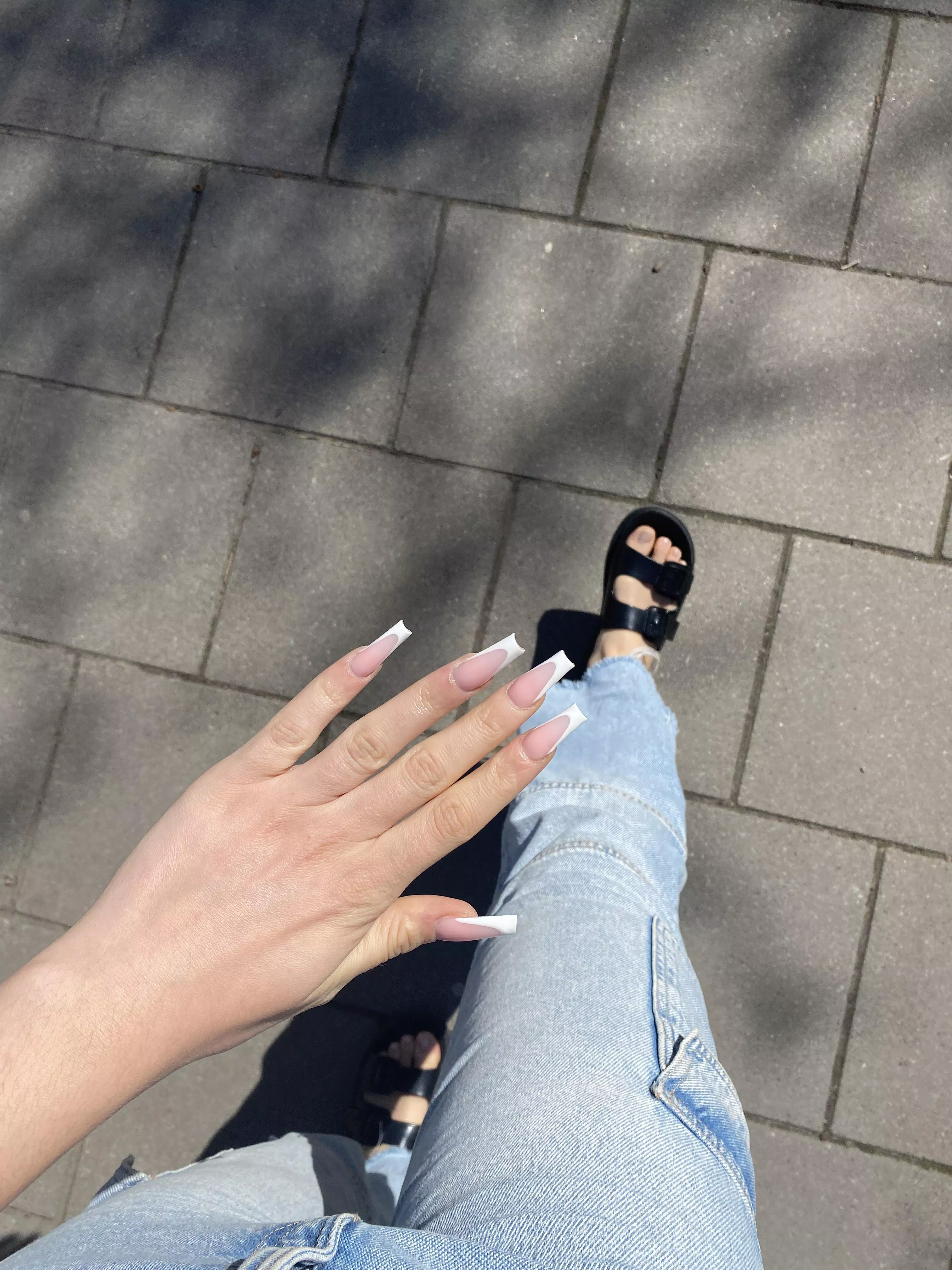 Should i do french pedicure so it will match?😍