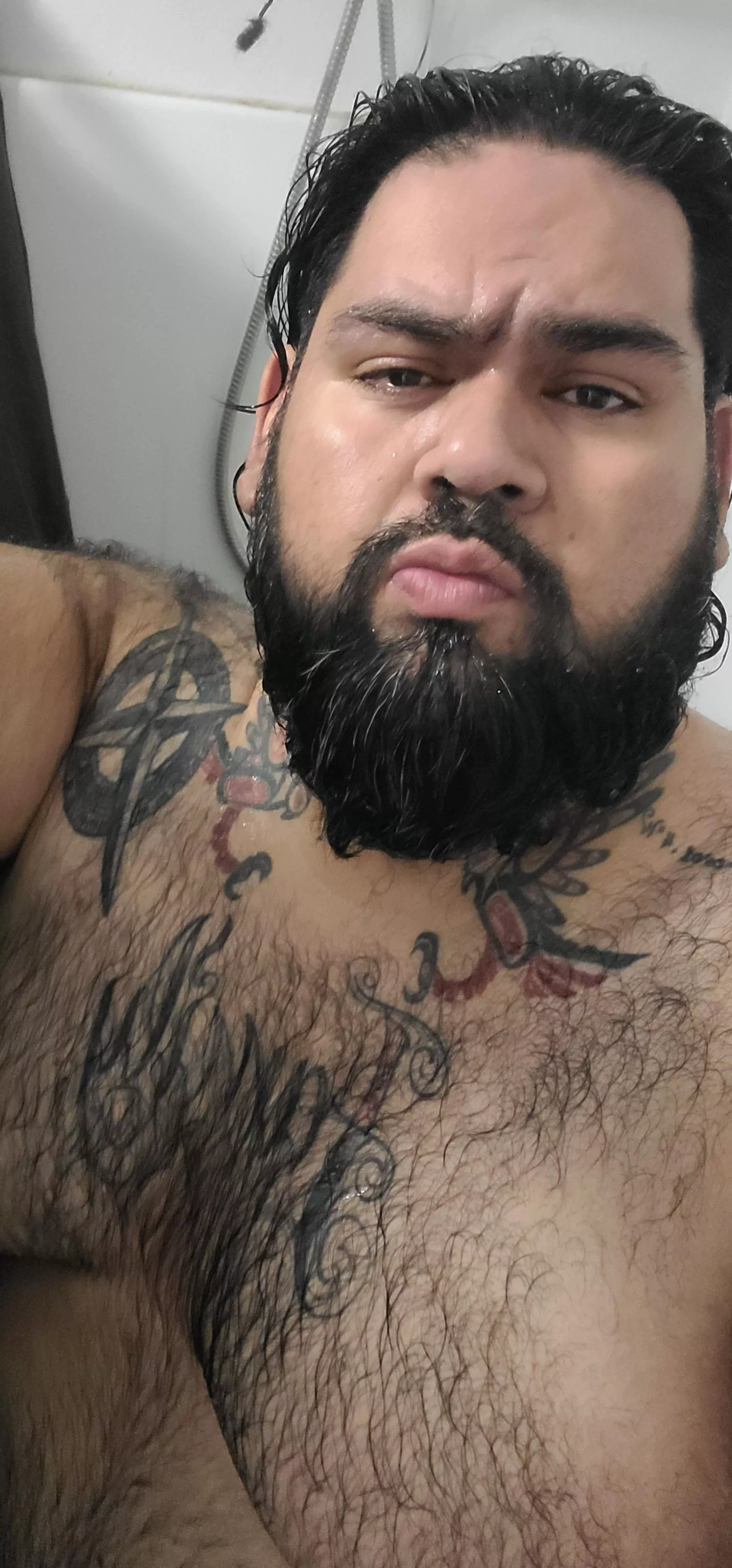 Shower time! Who wants to be Daddy's big helper?