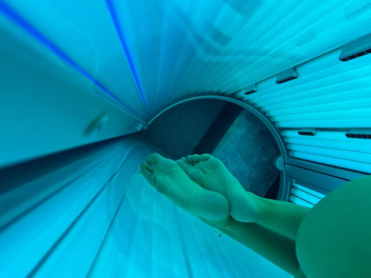 Snack of the day are tanned teen's feet OC