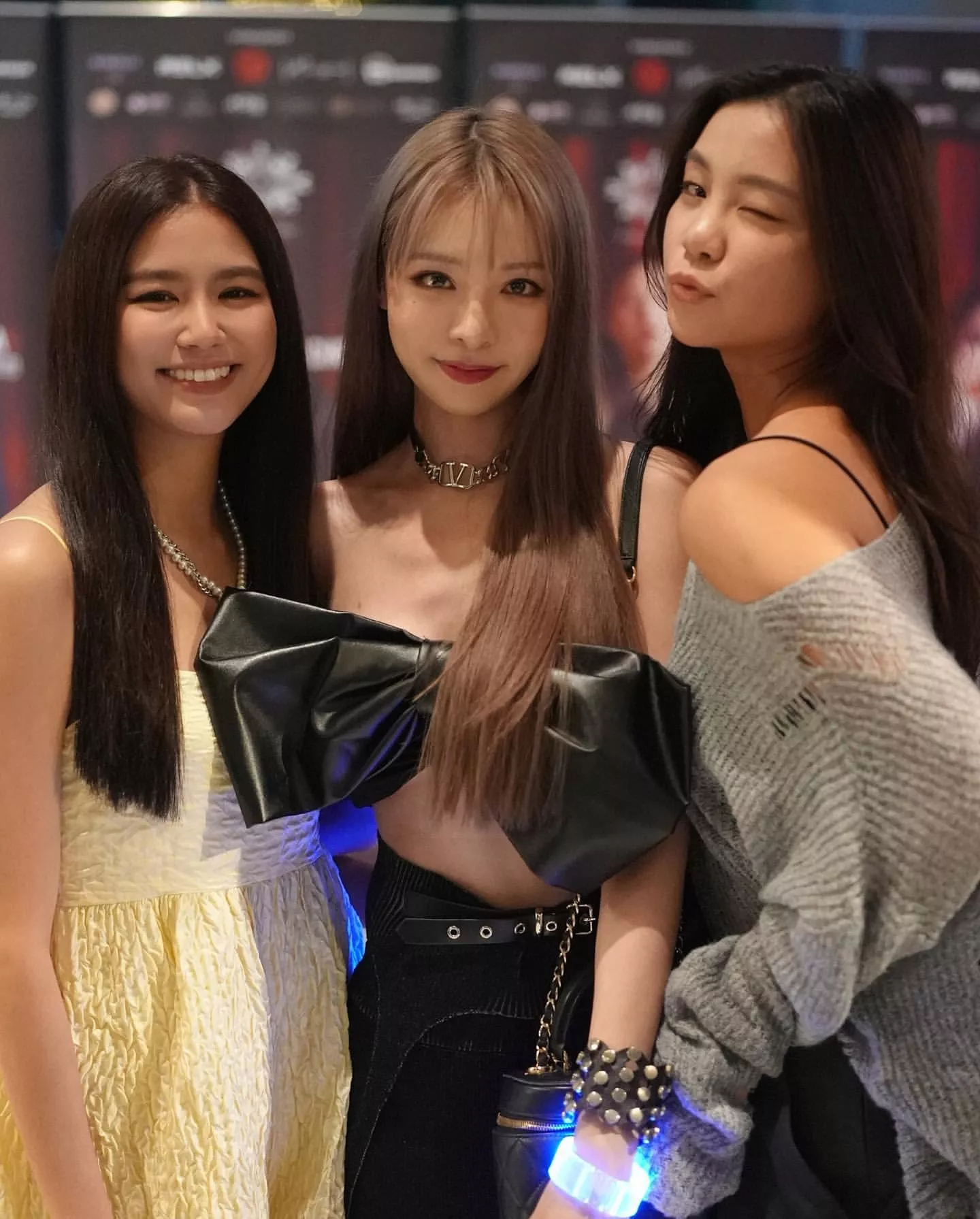 Three sexy Asians