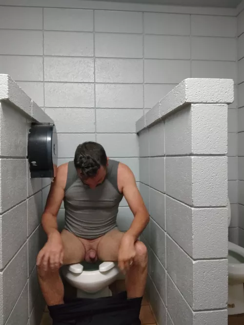 When you're out on a run, and nature calls, and there's nowhere to hide.