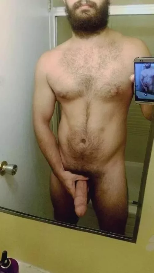 Would you rather sit on my beard or my cock?