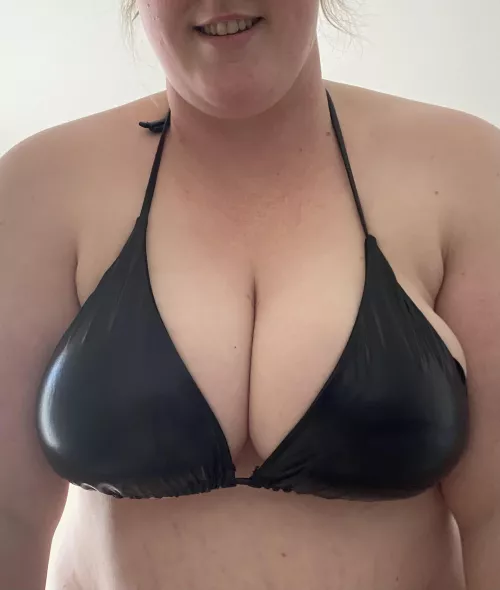 A leather bikini today