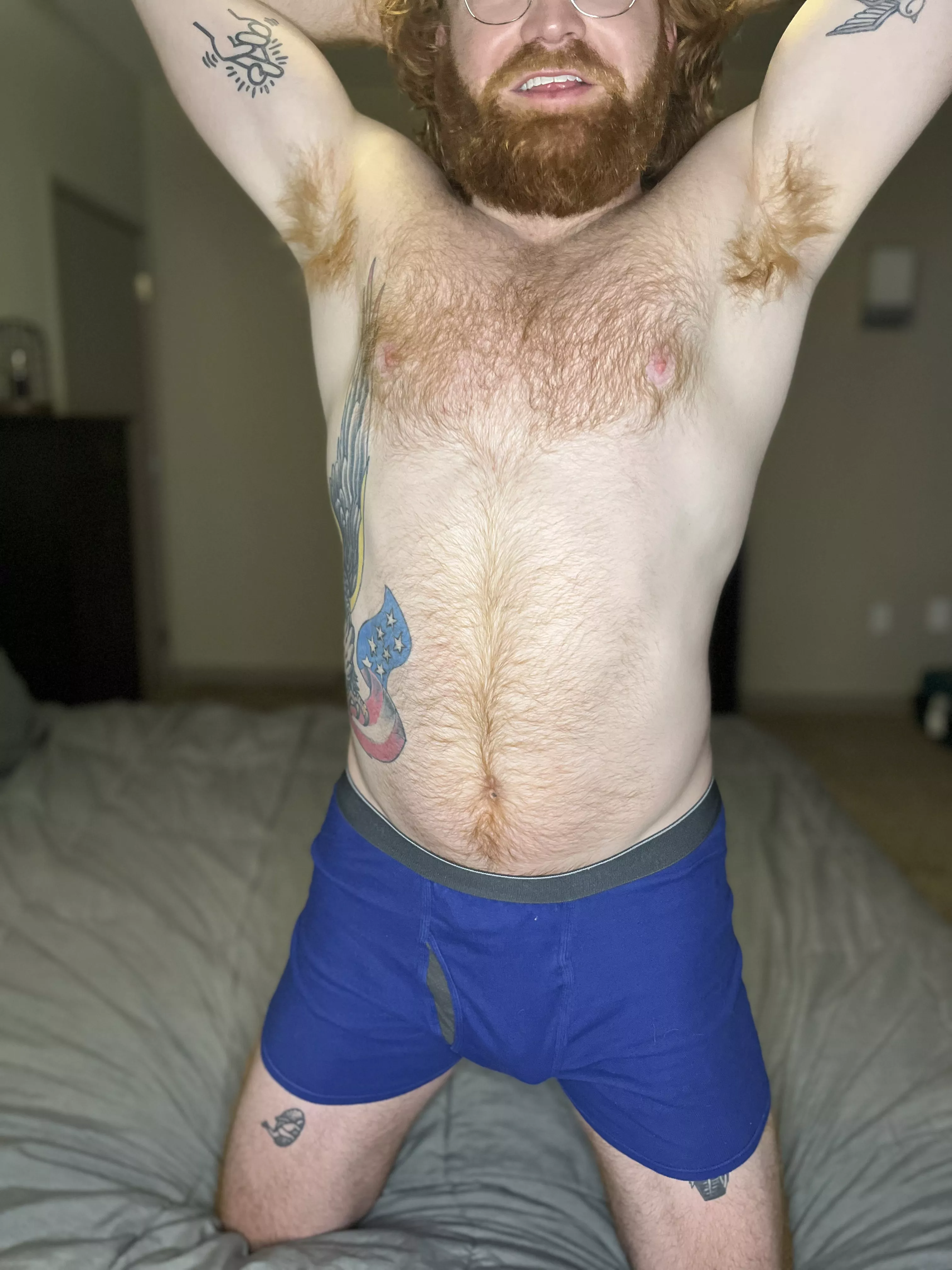 A little bit of hair never hurt anybody