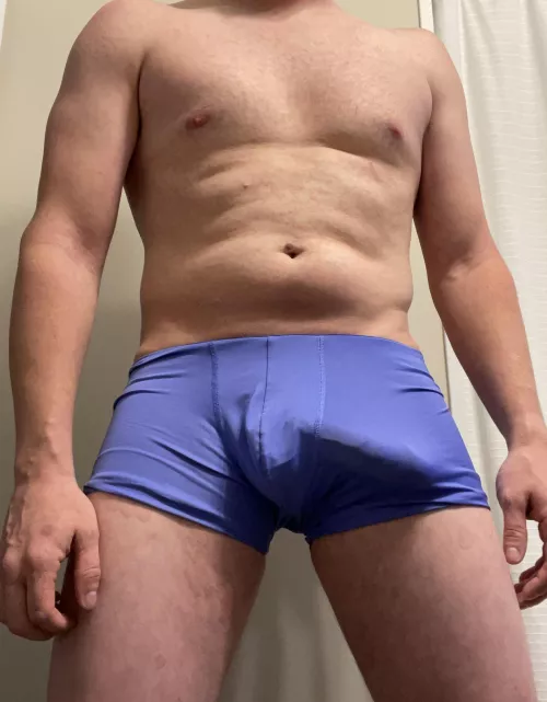 About to bust the seams so I can bust a nut!