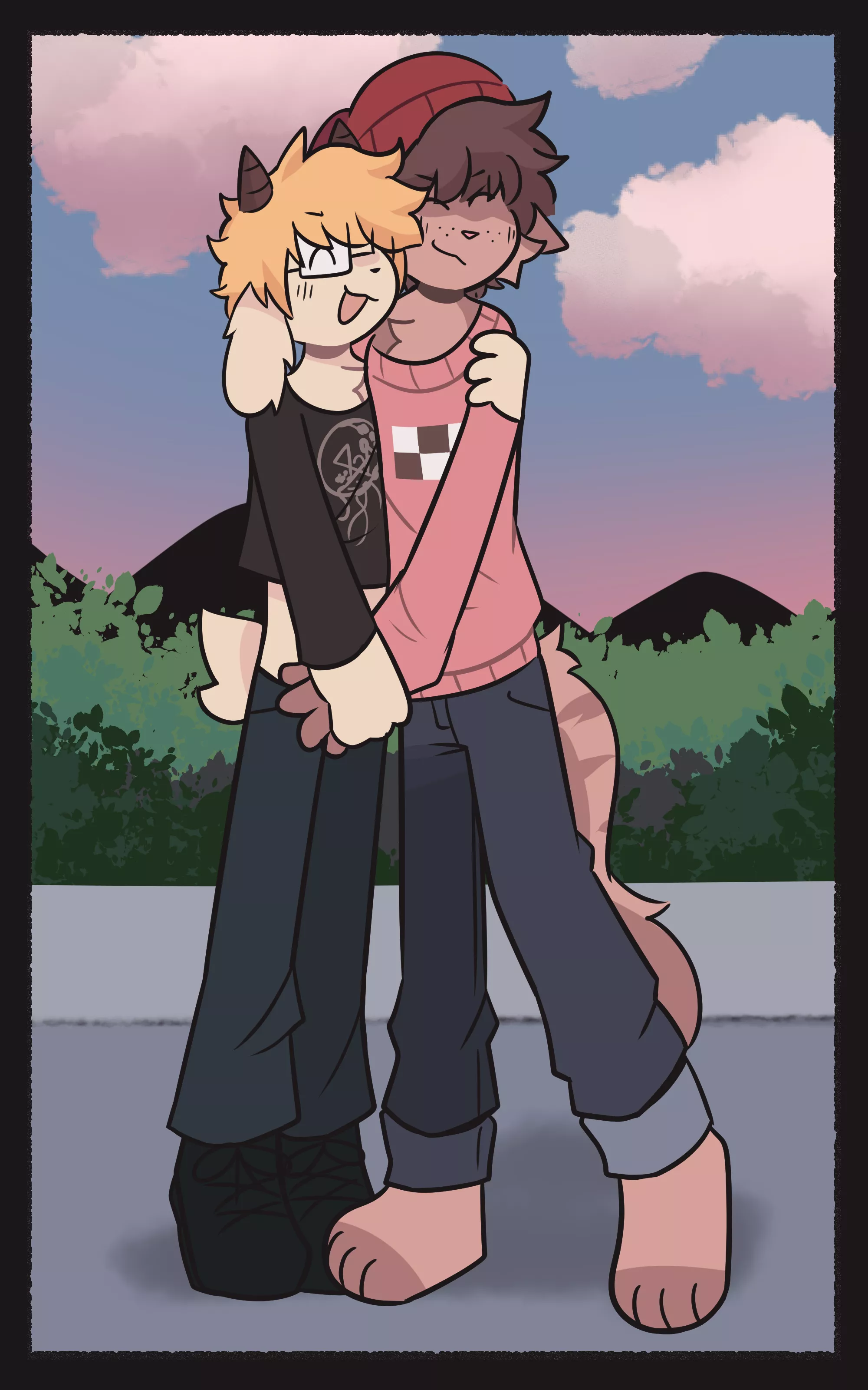 boyfriend moment (OC, @uyukat)