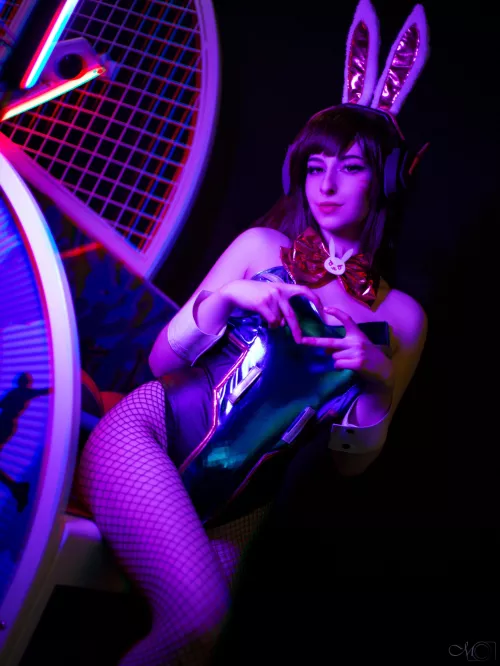 Bunny girl Dva by me/ @ravven_cos