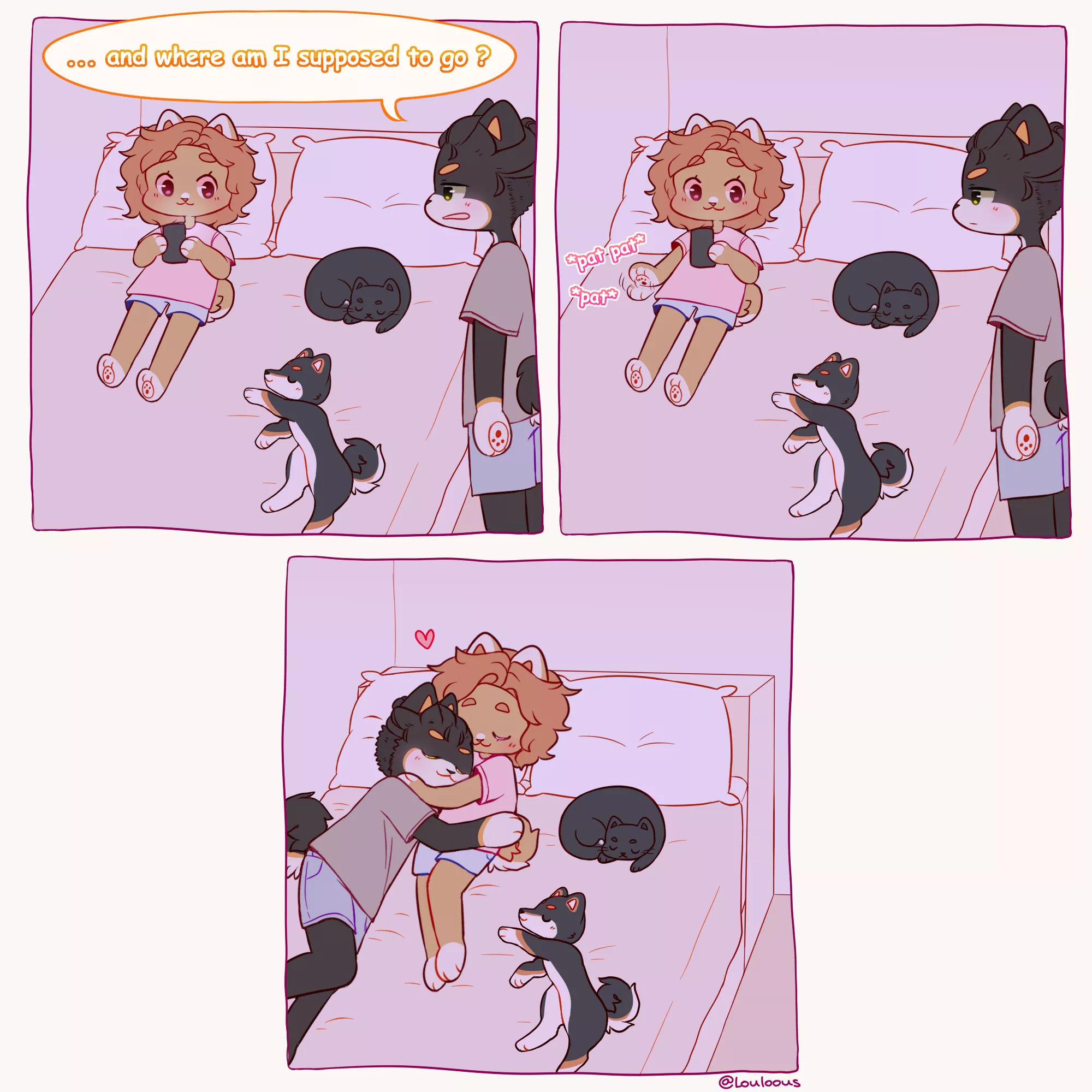 Cheesy moments are important too 😌💕 comic made by myself @Louloous ✌