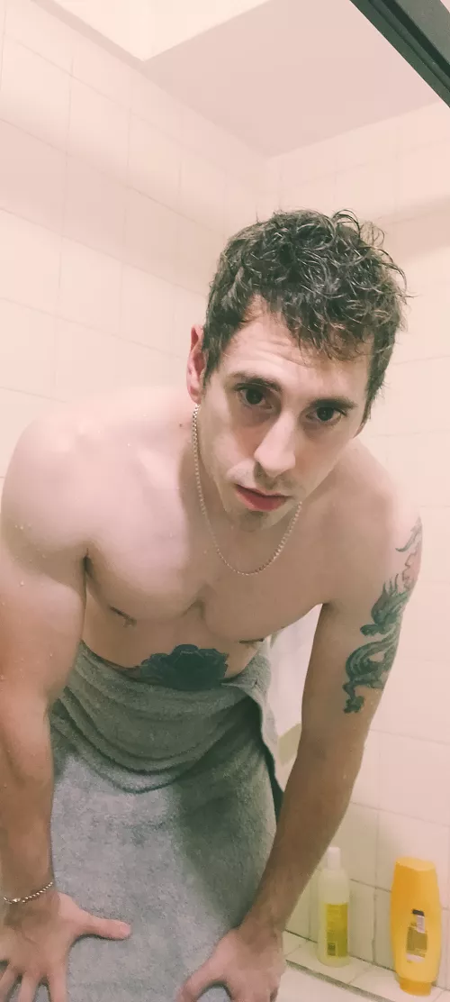 Cheking you out after shower