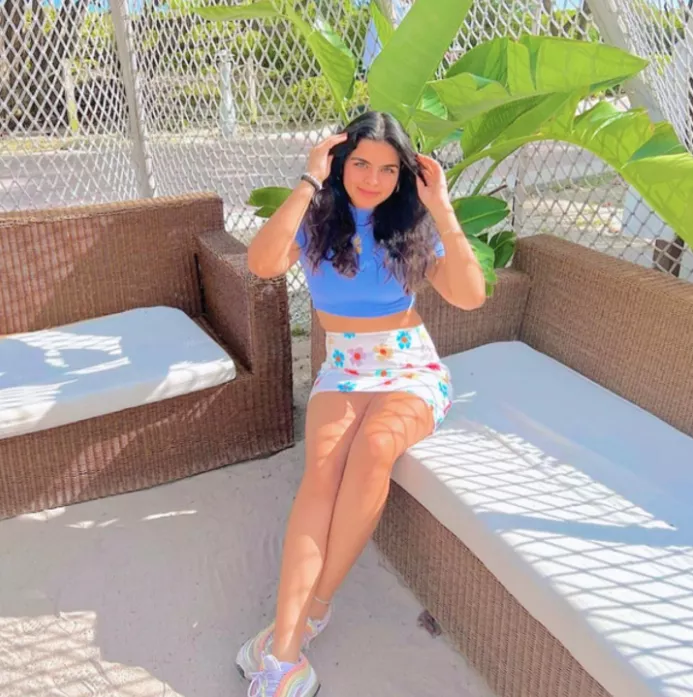 Crop'd top and skirt too