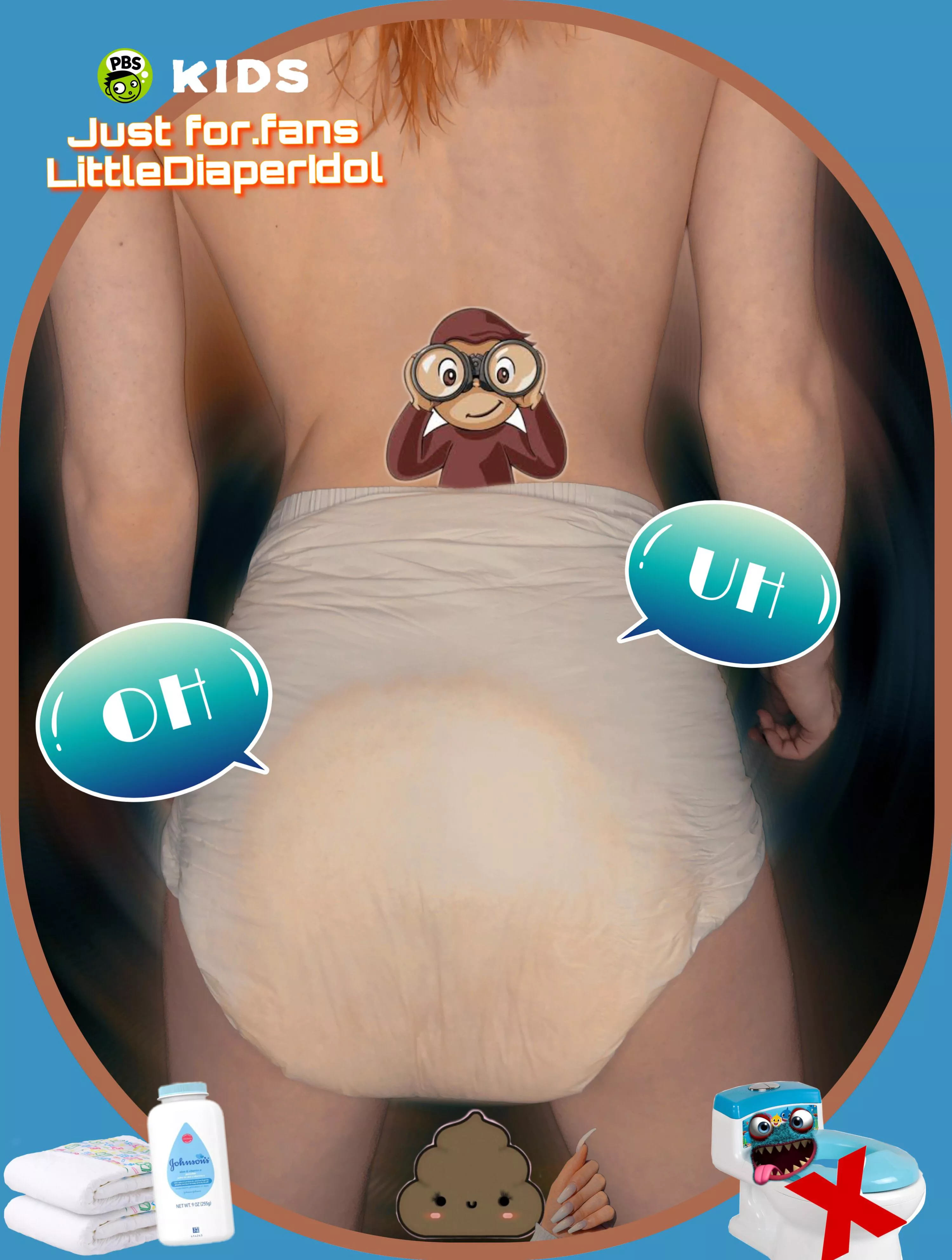 Curious George, what do you see? 🙉🔍💩🚽