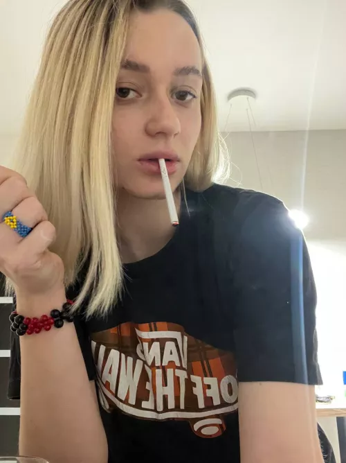 Do you want me to give you a blowjob and smoke at the same time?)