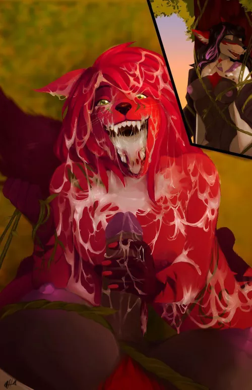 [FI] S-s-so so so much… I had no idea you were caring all this in you~~ (mrybina)