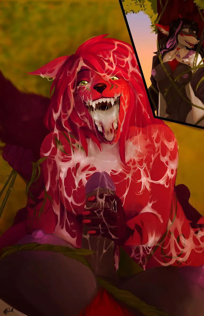 [FI] S-s-so so so much… I had no idea you were caring all this in you~~ (mrybina)