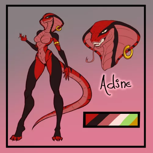 Fursona i made as a gift for a friend :3 (art by me)