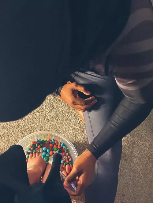 Have You Ever Had A Midnight Snack From Your Domme’s Feet?
