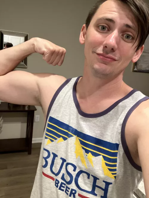 I used to half-ass workout. First week taking it more seriously (hence, the tank top 😆)