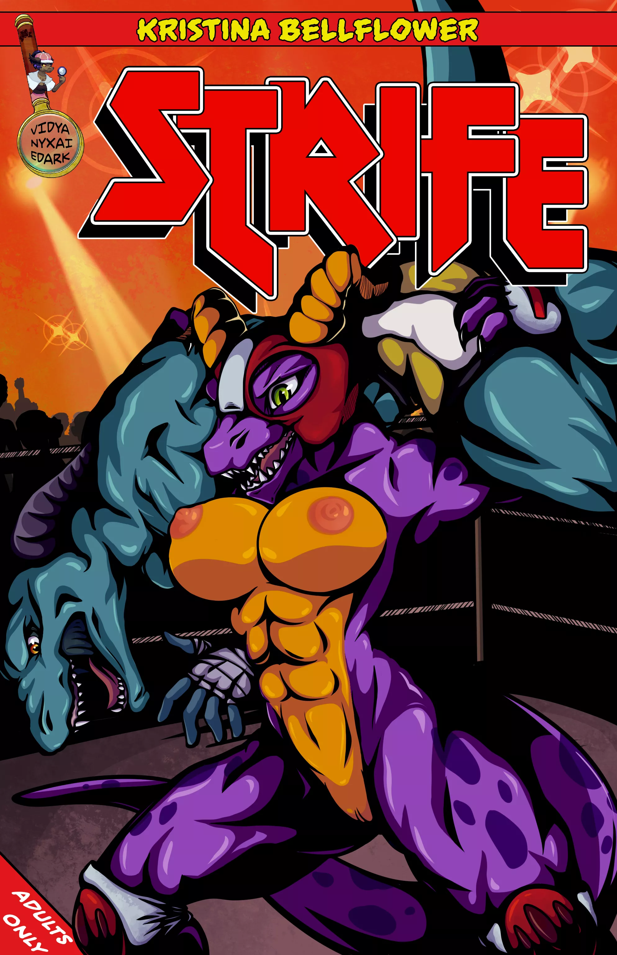 Kristina kicking ass on Strife! (Cherry Blossom Games)