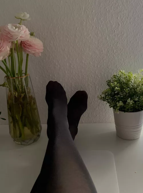 My boss gave me a raise after I put my feets on his desk like this