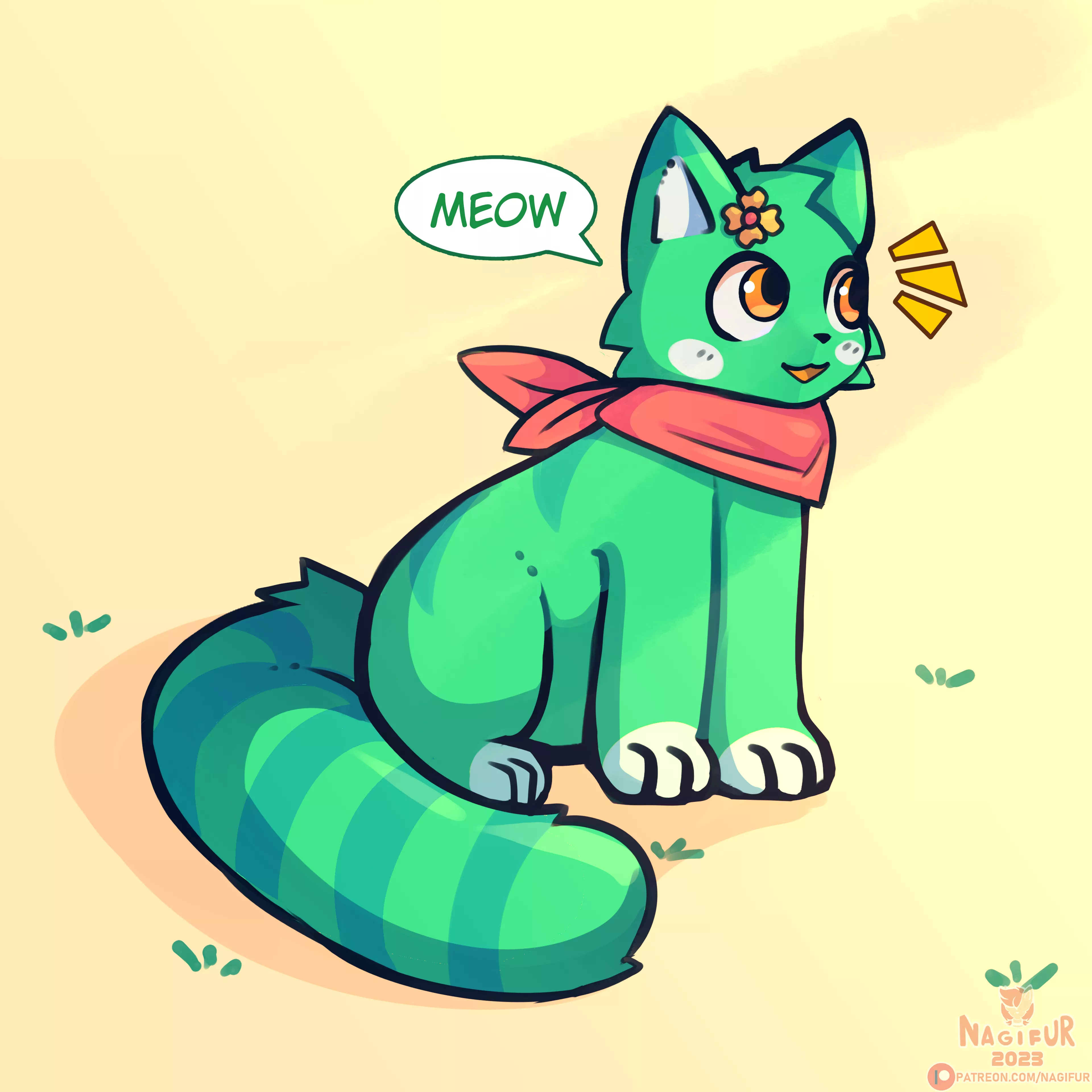Small Green Goober💚🌱 | Art by me @nagifur