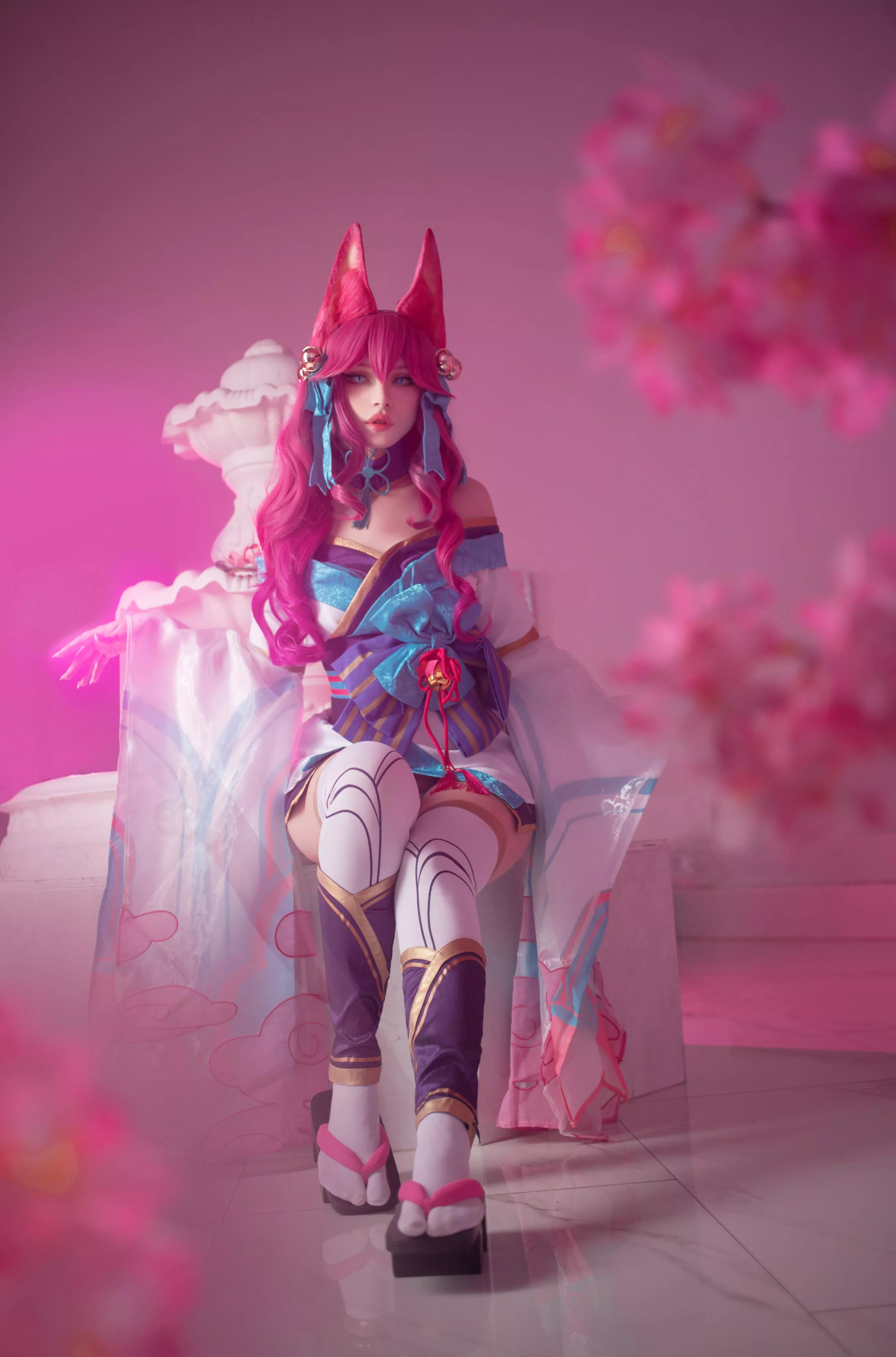 Spirit Blossom Ahri cosplay by me