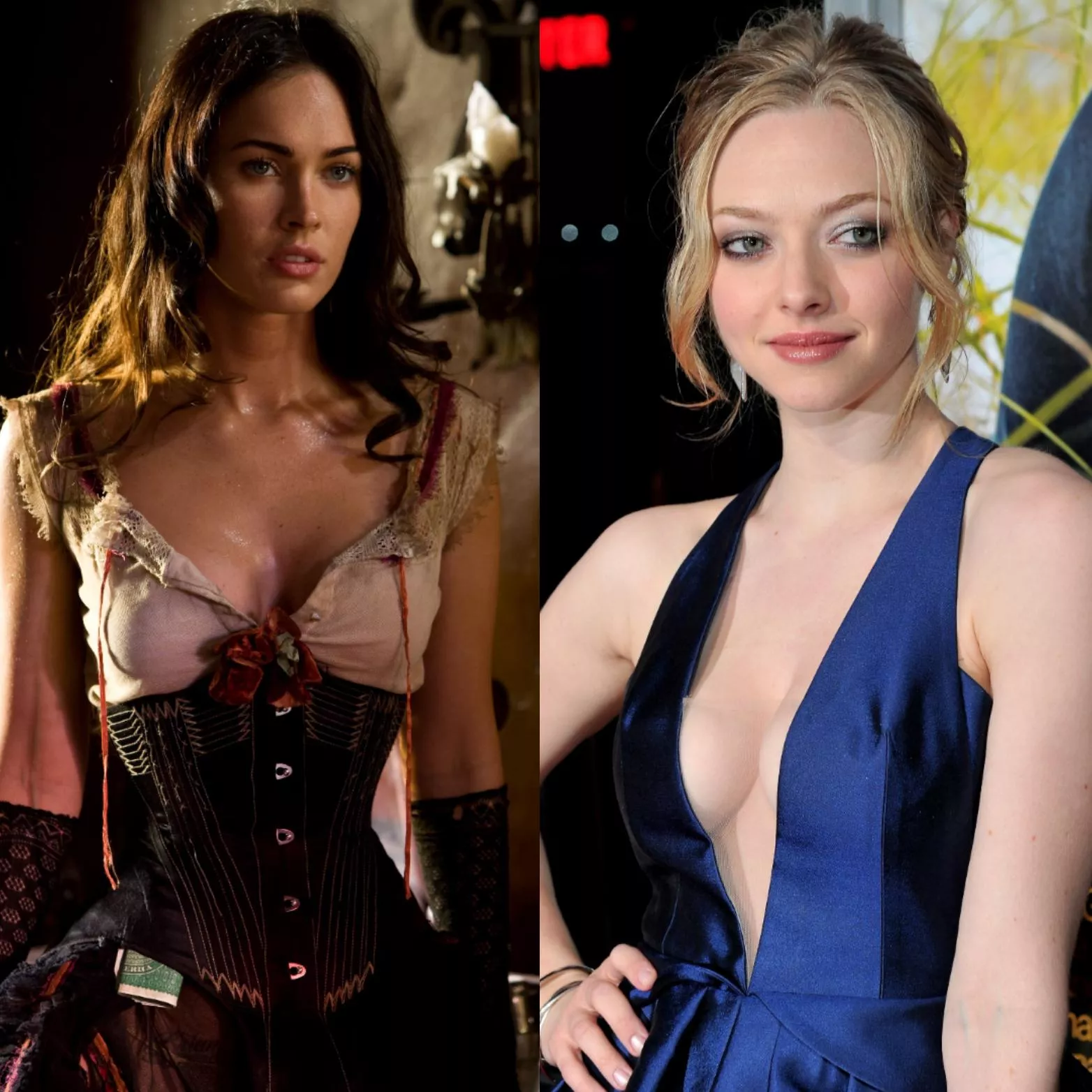 Super horny for Megan Fox and Amanda Seyfried, and could really use some help from a bud for them