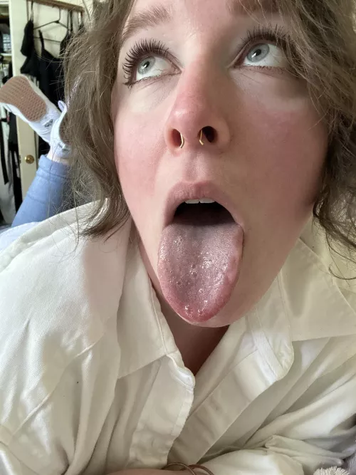 Waiting for you to give me a special treat