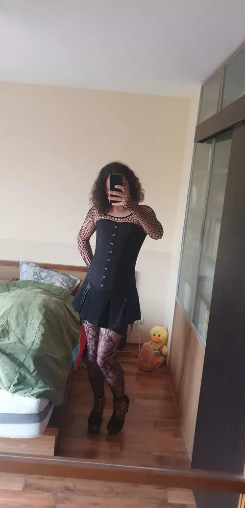 Wanted to look like the cool rock girls