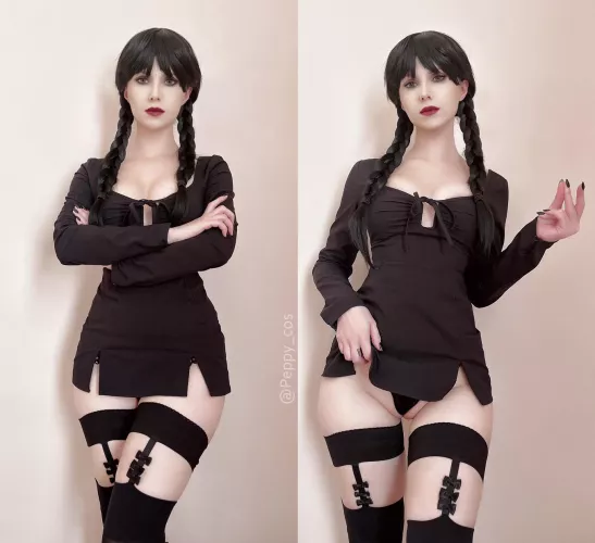 Wednesday cosplay by Peppy_cos 🖤