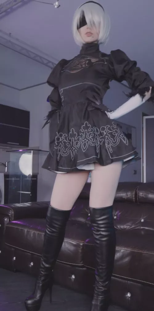 2B from Nier: Automata by Sia Siberia