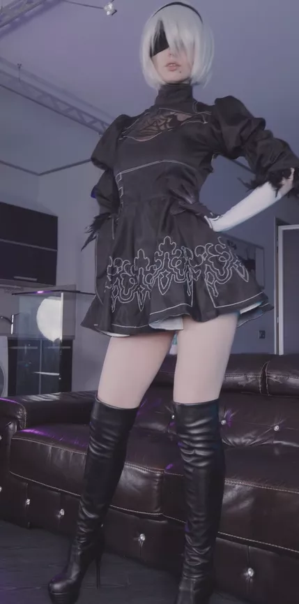 2B from Nier: Automata by Sia Siberia