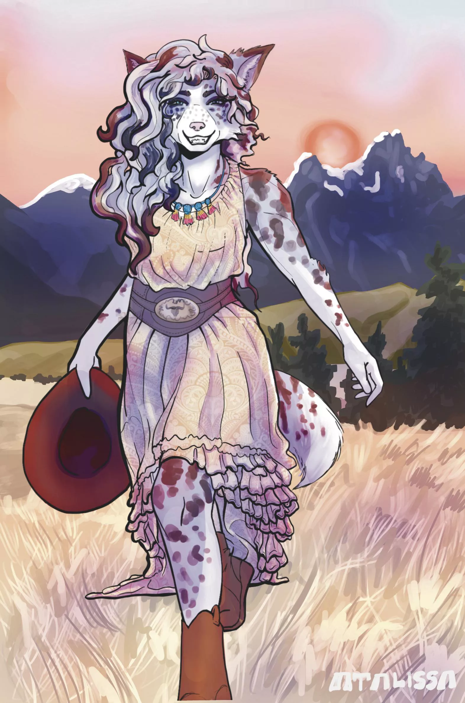 🎵 Ain't no companion like a blue-eyed Merle 🎵