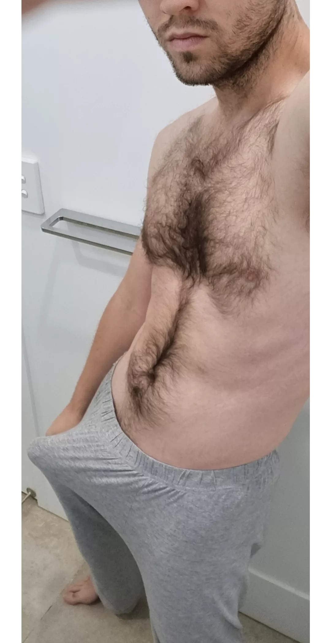 As your roommate, I'd walk around everywhere like this