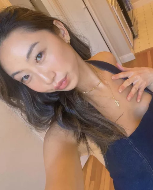 Cooking with just an apron on