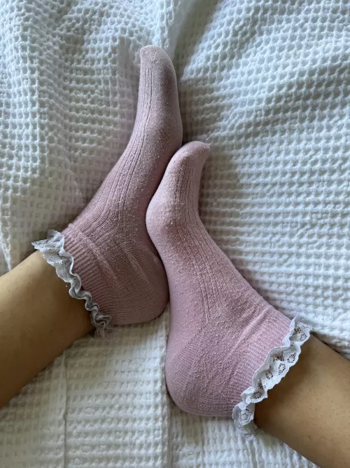 Found these cute pink & frilly socks