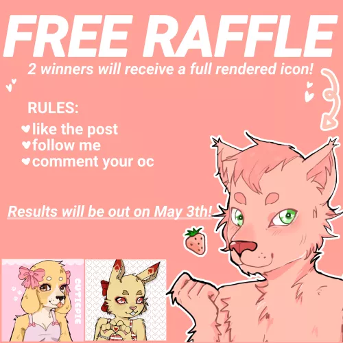 Free raffle with 2 winners!