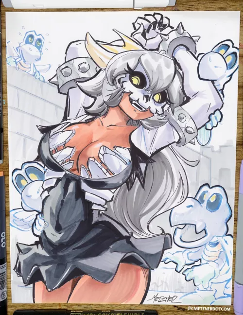 Here’s my drawing of Dry-Bonesette!