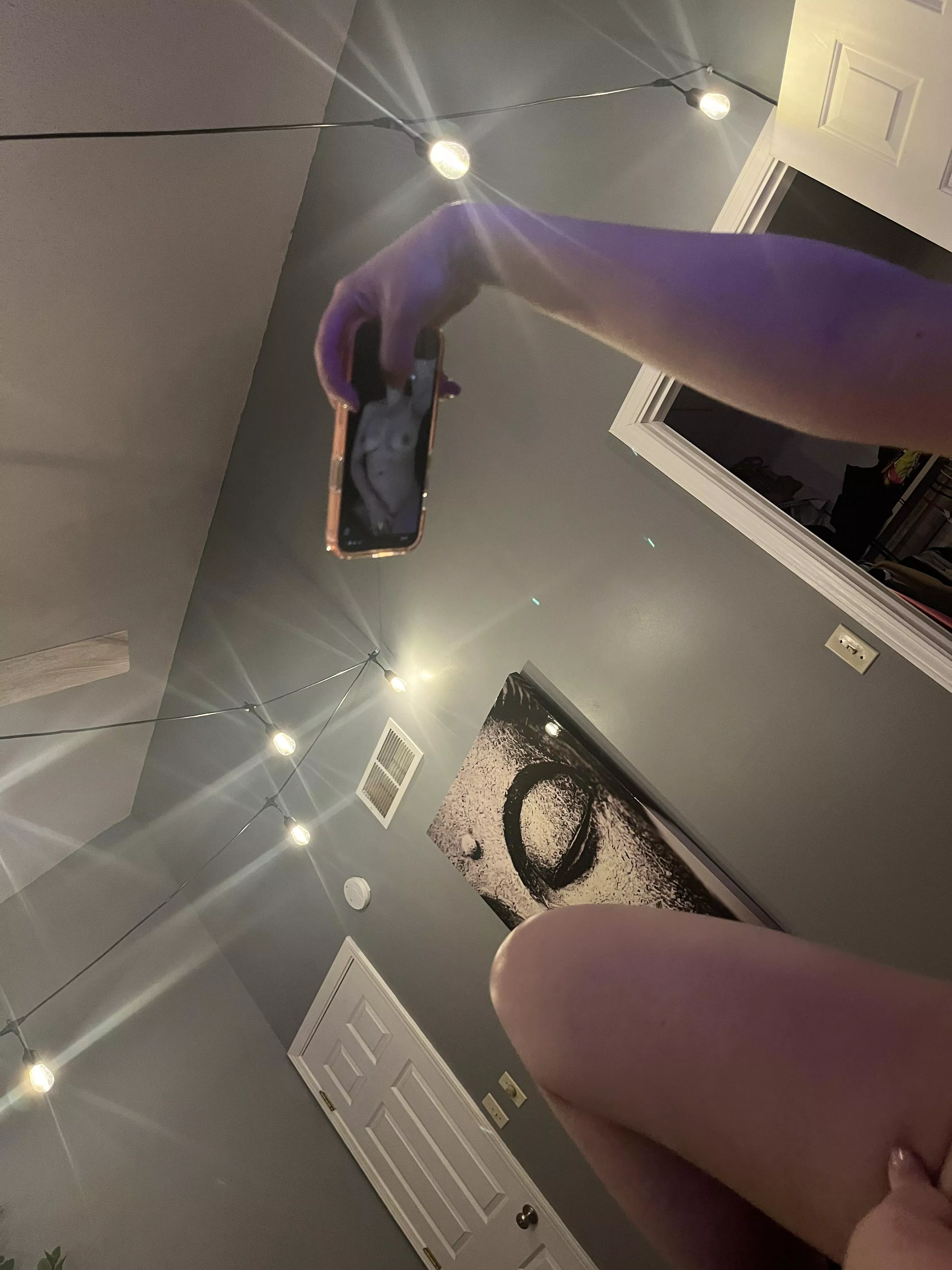 How my night ended. Late night sesh playing live with a fan…