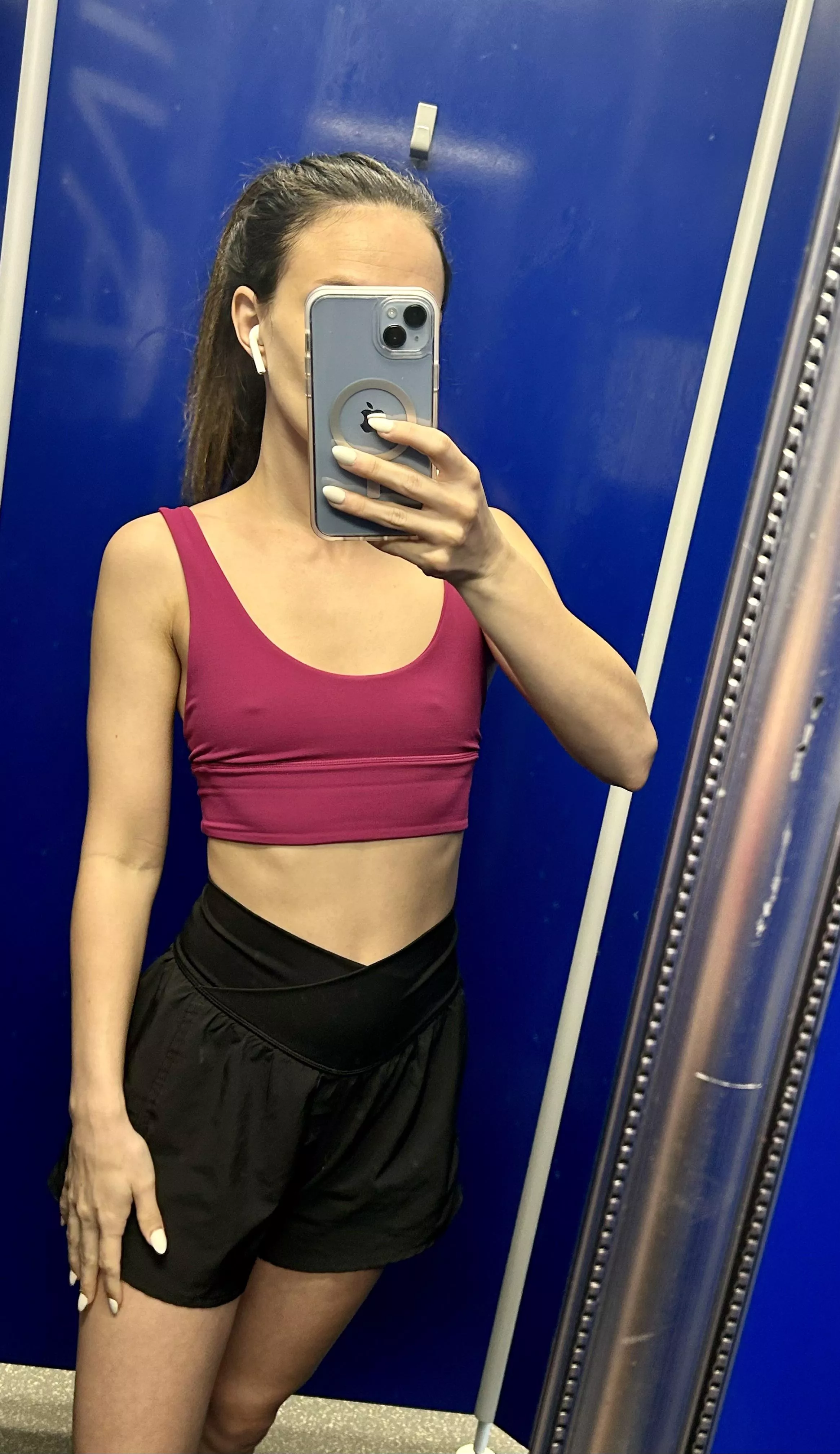 I always have pokies at the gym