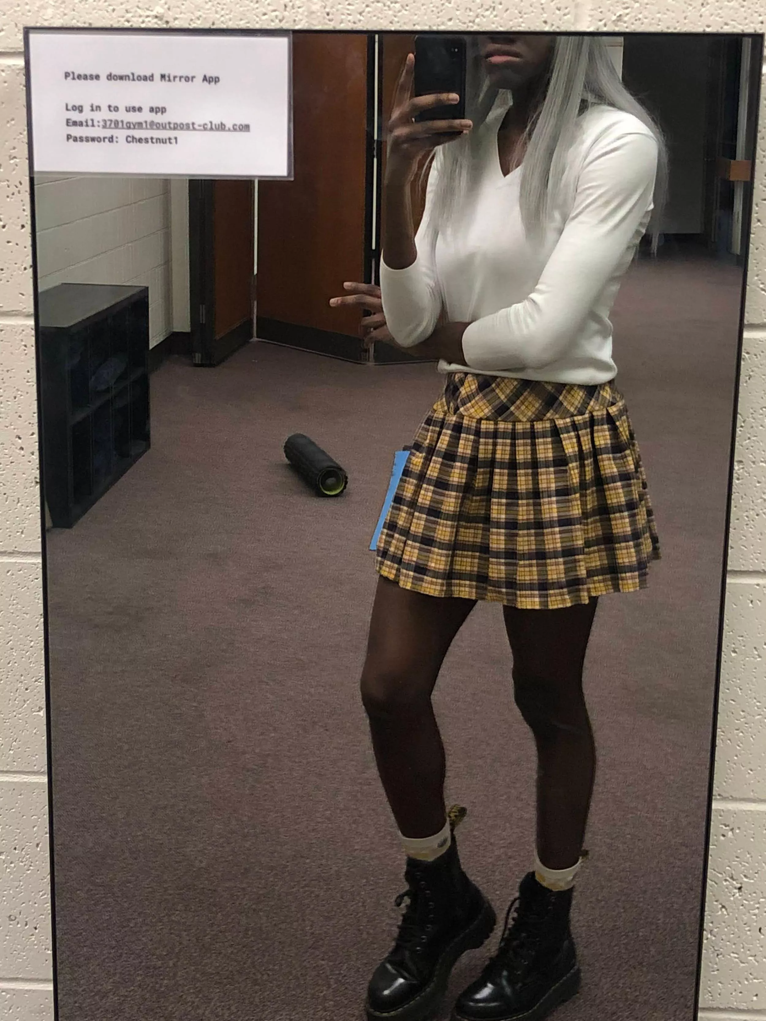 I found this skirt in the trash