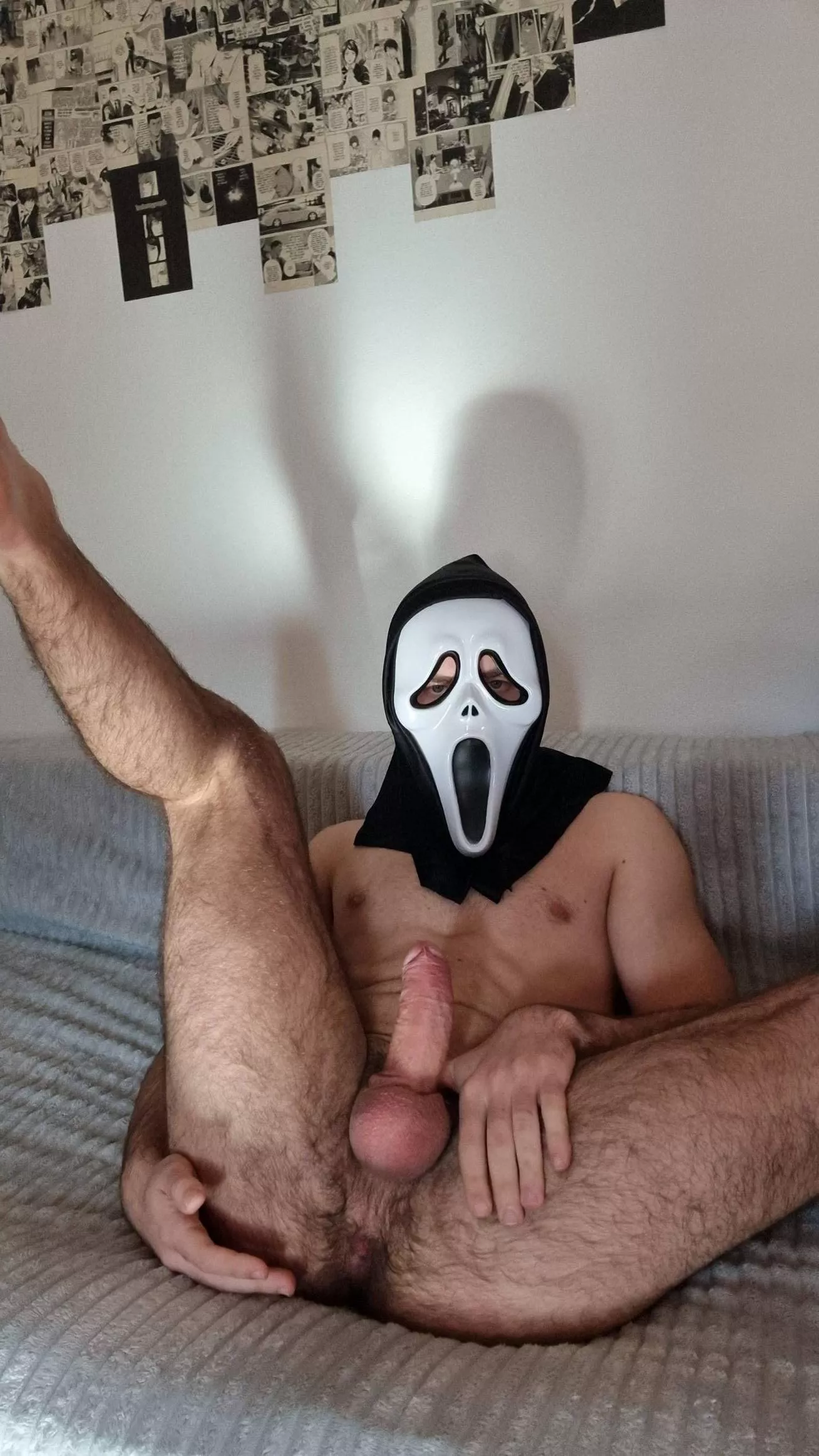 I leave the door open and let anyone who comes in use my hole