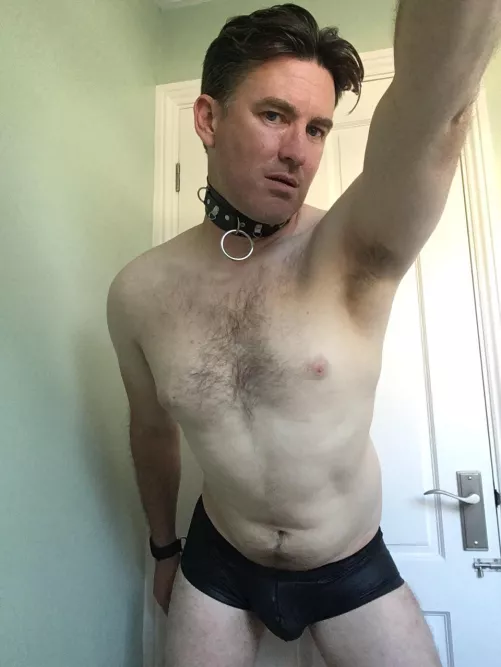 I’m doing some housework for Mistress tonight, she picked this outfit for me to do it in and I love it!